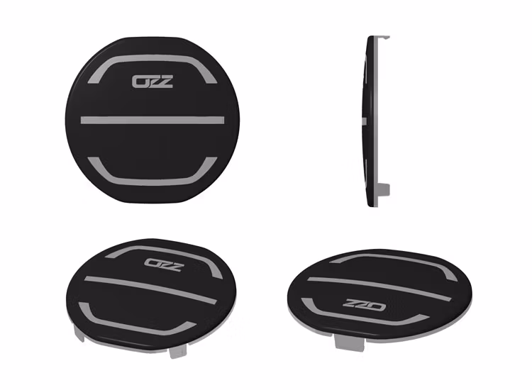 5-Pack OZZ XR2 P7 tum LED extraljus med kabelsats