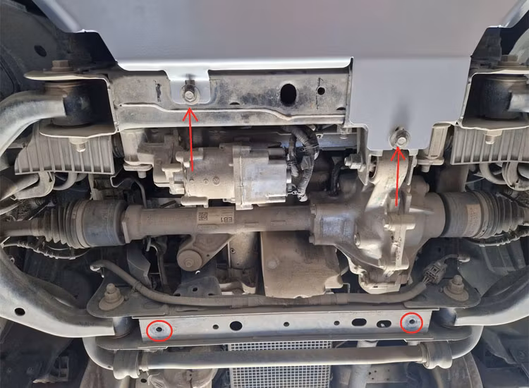 Underkörningsskydd motor Ford Ranger 2023+