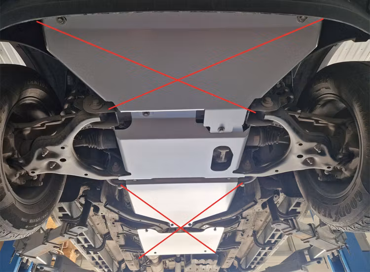 Underkörningsskydd motor Ford Ranger 2023+