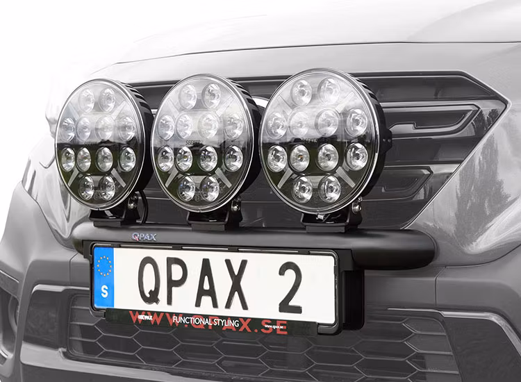Q-light extraljusbåge rak 3st lampor Volvo XC60 2018+