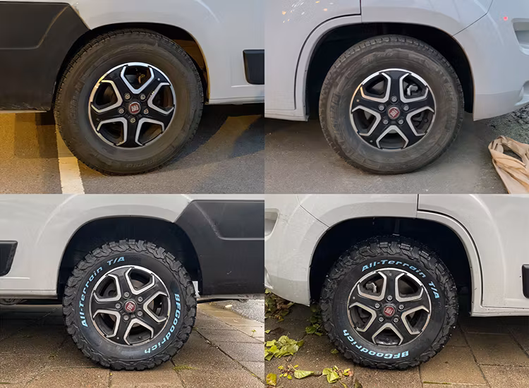 MAD Höjningssats fram och bak Ducato / Jumper / Boxer / Movano