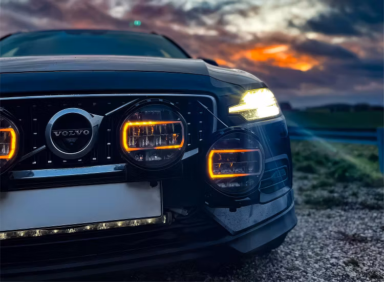 BriodLights Edge 9 tum Extraljus - 4 pack