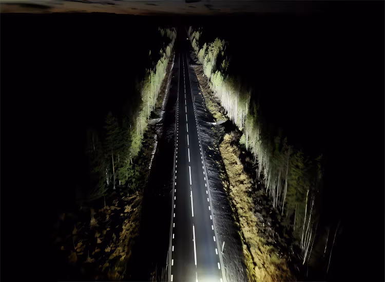 3-Pack BriodLights Olympus 2.0 9 tum LED extraljus med kabelsats