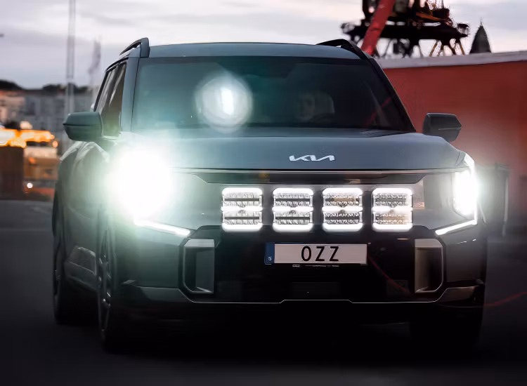 3-Pack OZZ SQR 9 tum LED extraljus med kabelsats