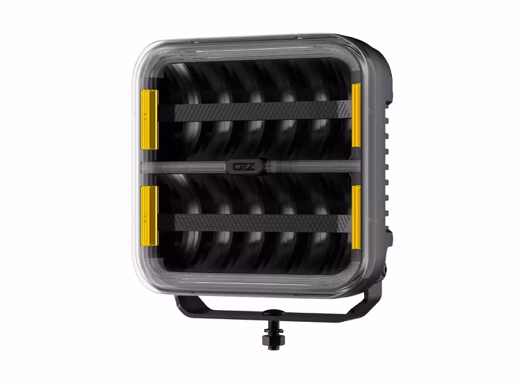 4-Pack OZZ SQR 7 tum LED extraljus med kabelsats