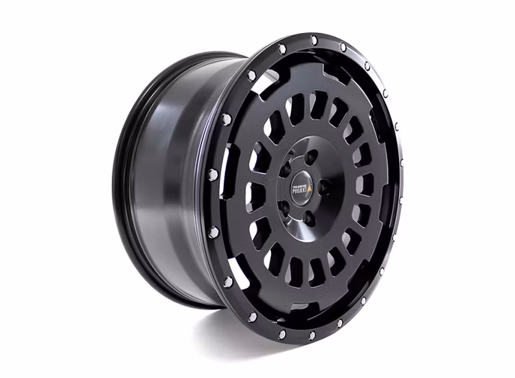 Twin Monotube Projekt Satinsvart AT18 8.5X18 ET35 Defender