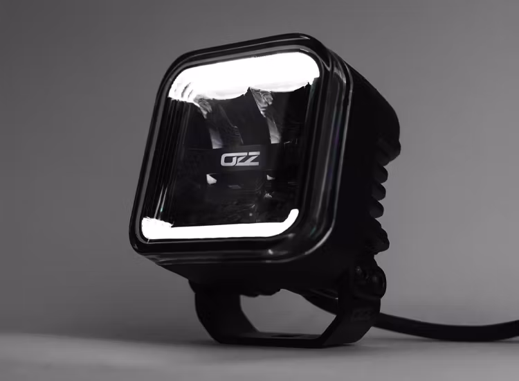 10-Pack Extraljus OZZ SQR 3 tum med dynamiskt positionsljus