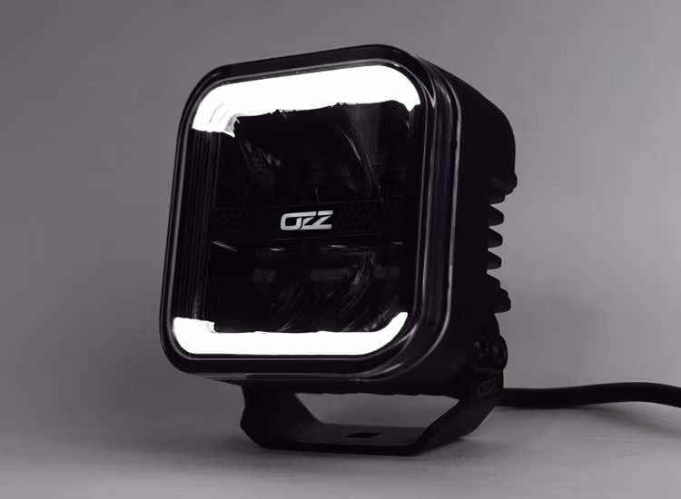 8-Pack Extraljus OZZ SQR 5 tum med dynamiskt positionsljus