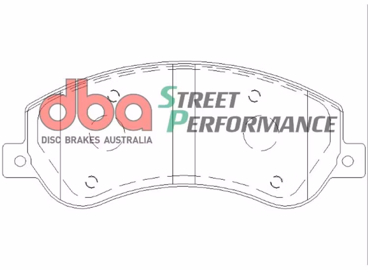 DBA T2 Street Performance 312mm bromskit bak Landcruiser 150 2009+