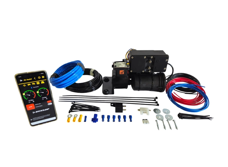 Dunlop Appstyrda kompressorkit ink. 2x 10m slang 5mm