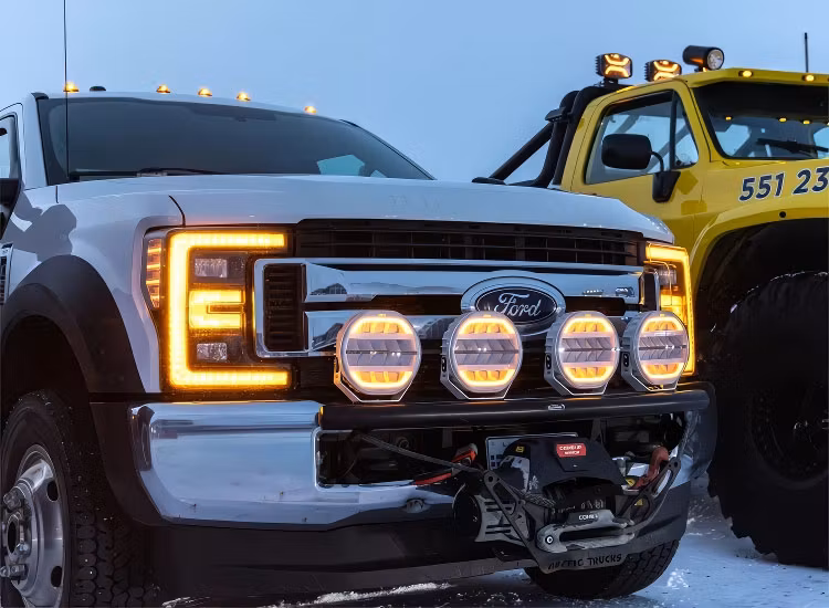 OZZ XR3 P9" Arctic Edition LED Extraljus