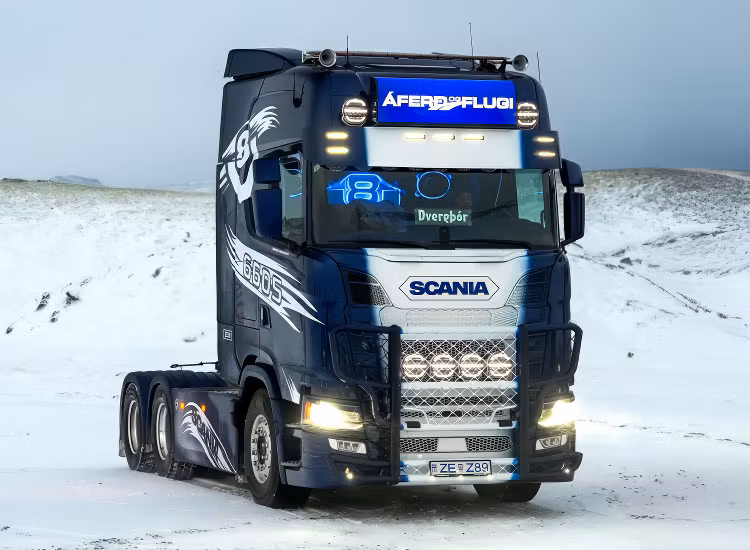 3-Pack OZZ XR3 P9 tum Arctic Edition LED Extraljus