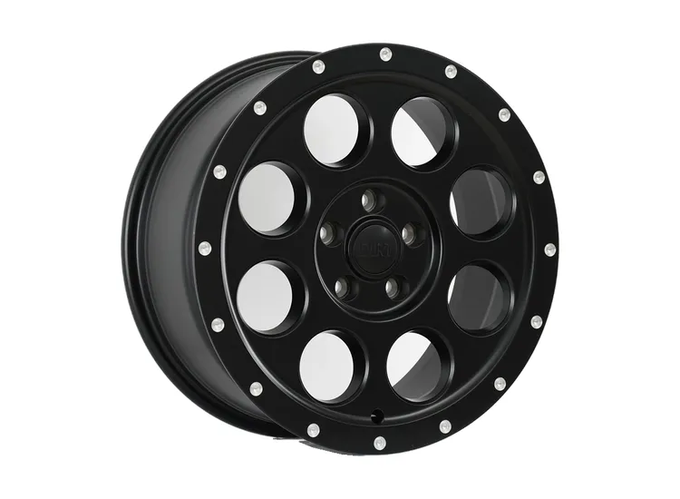DIRT A.T D214 Flatblack milled rivets 8x18 5x112 ET42 CB73,1