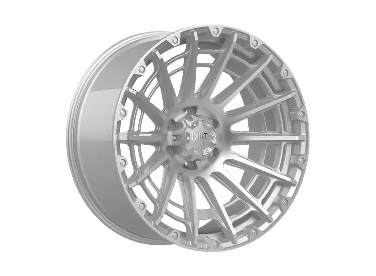 DIRT A.T D56 Silver machined face 9,5x22 6x139,7 ET20 CB106,1