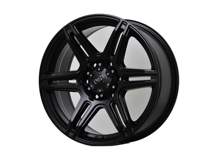 DIRT A.T D47 Flatblack 8x17 6x139,7 ET38 CB93,1 – referensbild