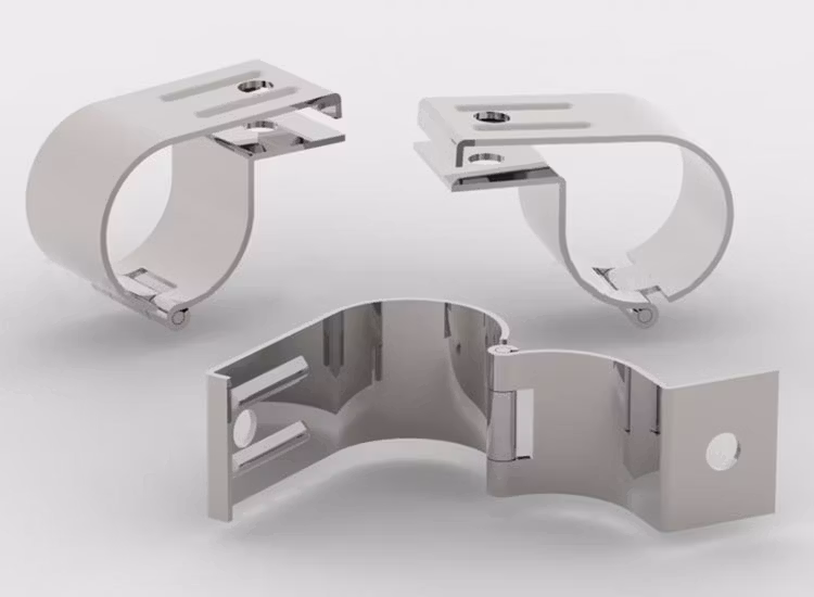 Klämfäste rostfri 60mm