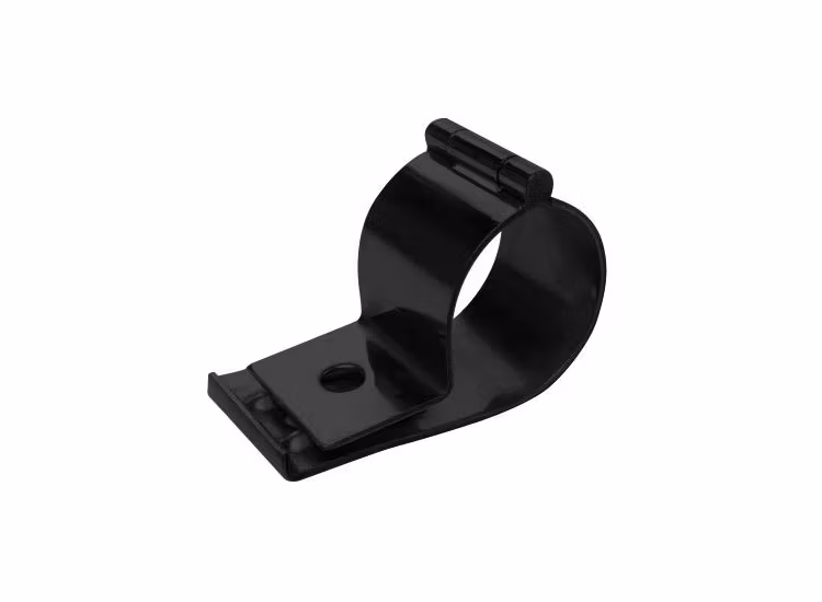 Klämfäste rostfri svart 60mm