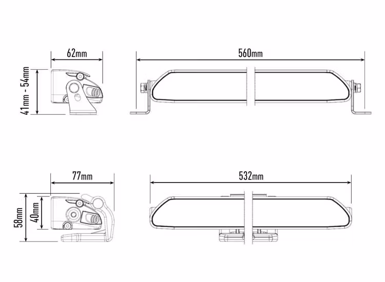 Lazer Linear-18 Elite med Low Beam Assist