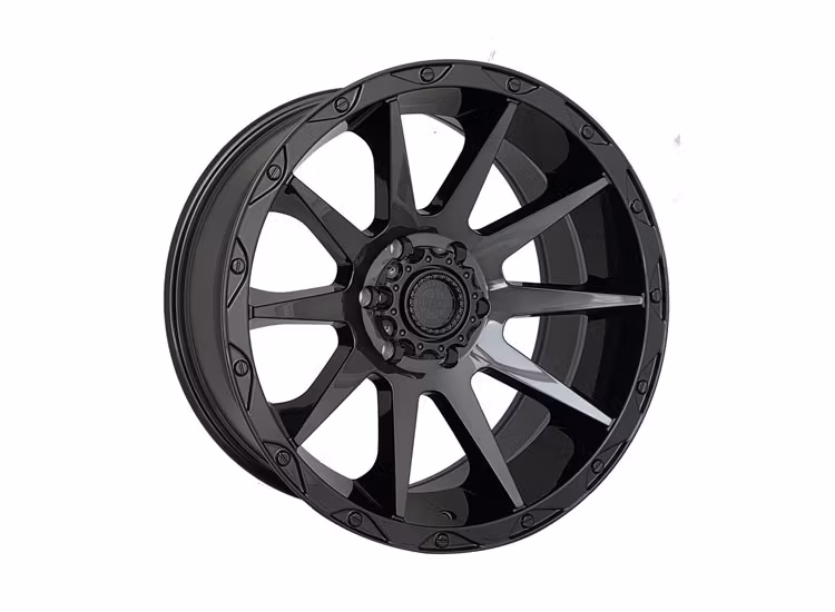 A207 Glossblack Tinted Face 8,5x17 6/139,7 ET18