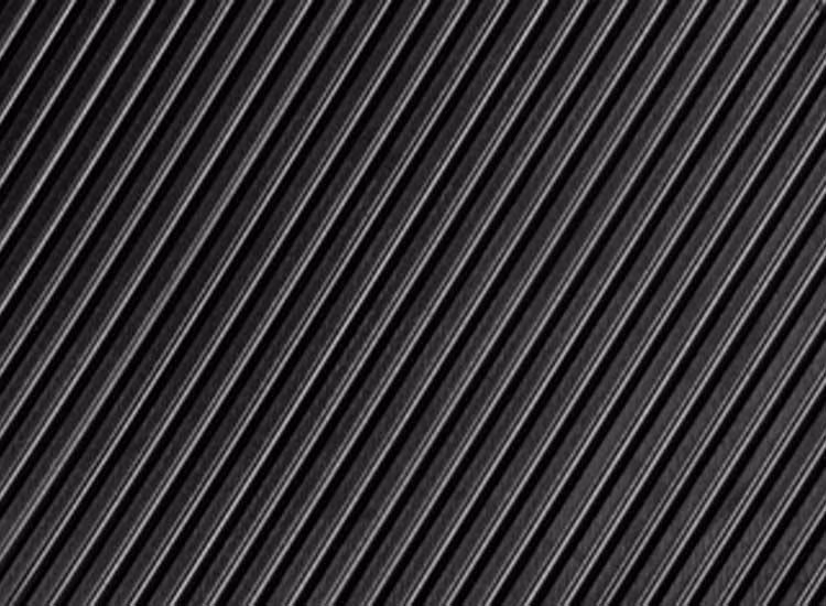 Gummimatta på rulle bredräfflad 10m