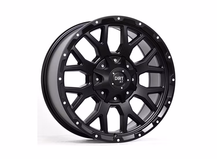 D357 Flatblack Milled Rivets 9×20 8/170 ET18