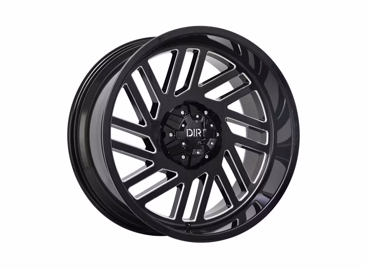 D57 Glossblack Milled 10x20 6/139,7 ET-12