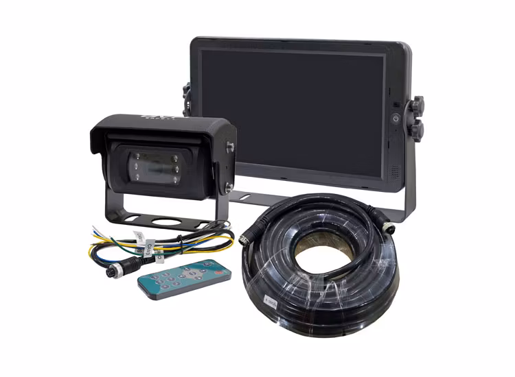 Trådbundet backkamerasystem 7″ Skärm 1024×600 Quad