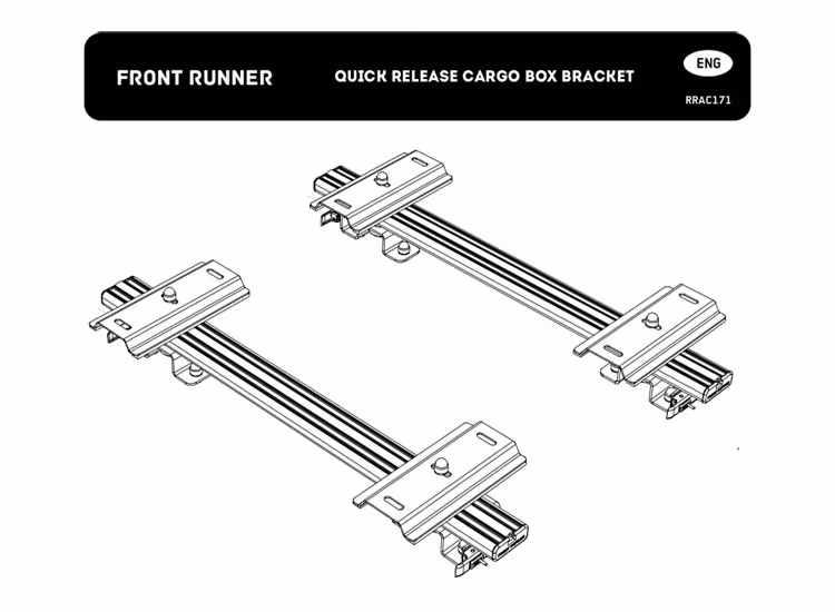 Snabbfäste för takbox Front Runner takplattform