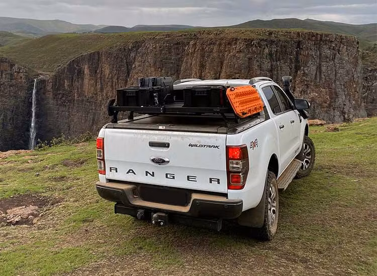 Front Runner Slimline II Bed Rack Kit för rolltop Ford Ranger Wildtrak