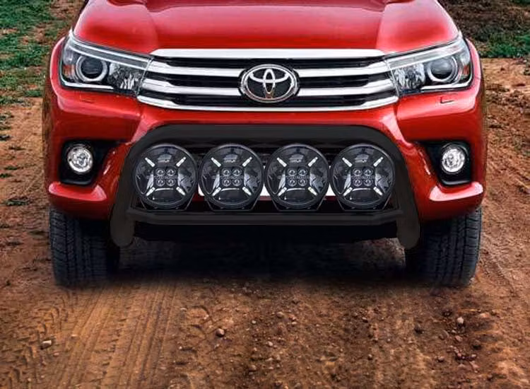Frontbåge 76mm för 4st extraljus Toyota Hilux 2016-2020
