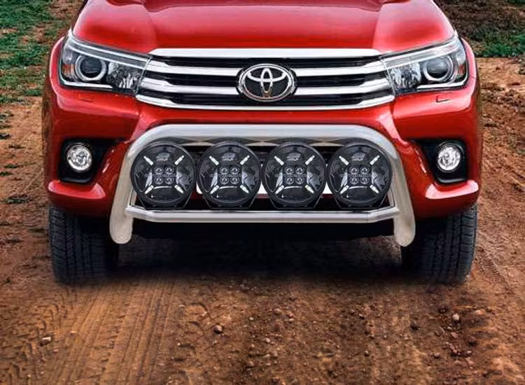 Frontbåge 76mm för 4st extraljus Toyota Hilux 2016-2020