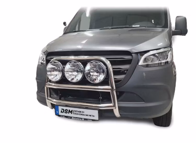 Hög frontbåge för 2-3st extraljus Mercedes Sprinter 2019+