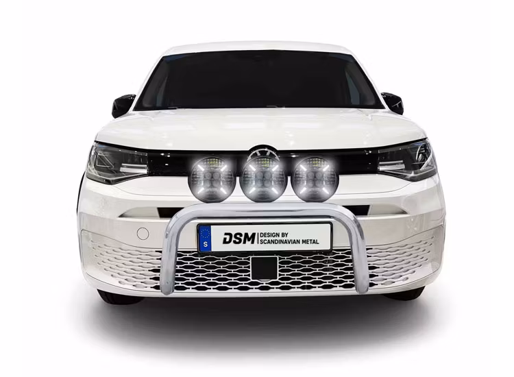 Frontbåge MediumBar för 3st extraljus VW Caddy 2020+