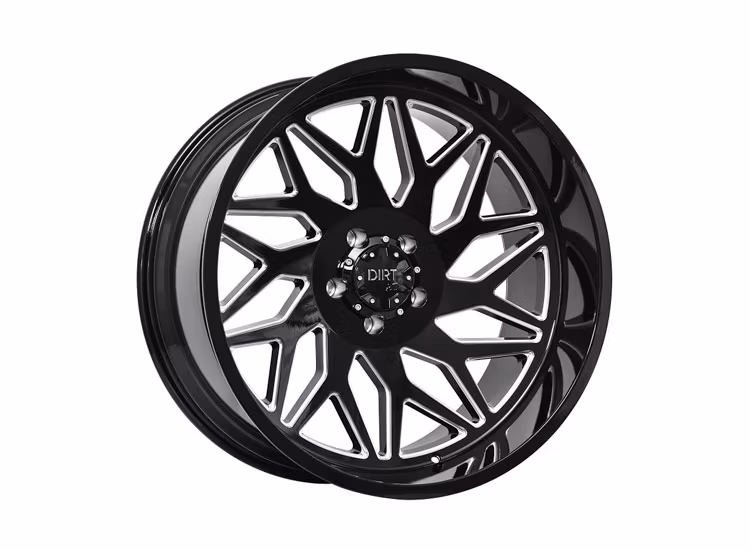 D55 Glossblack Milled 12×24 6/139,7 ET-42