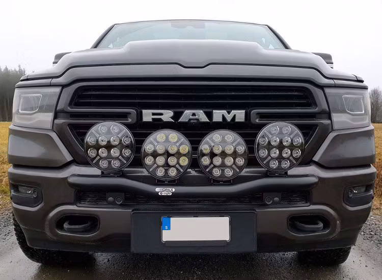 Q-light extraljusbåge Dodge Ram 1500 2019+
