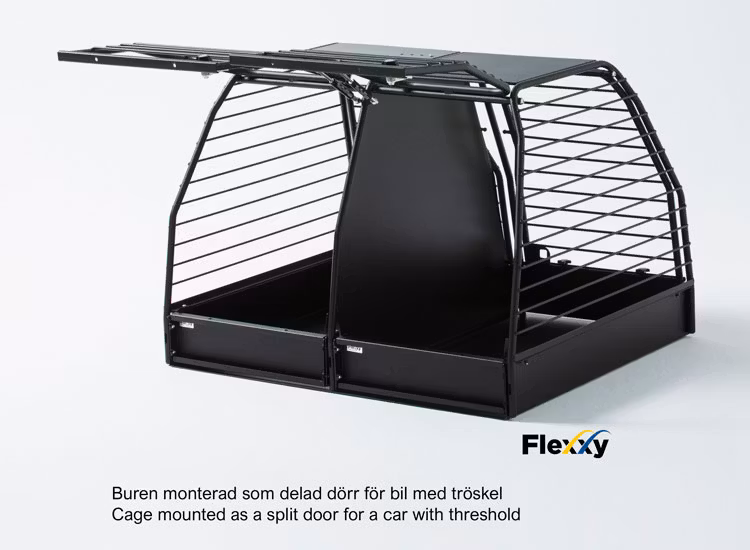Hundbur Flexxy Medium Dubbel