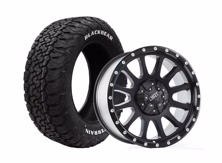 Komplett fälgpaket D95 9x18 tum 5/120 ET20 265/60R18