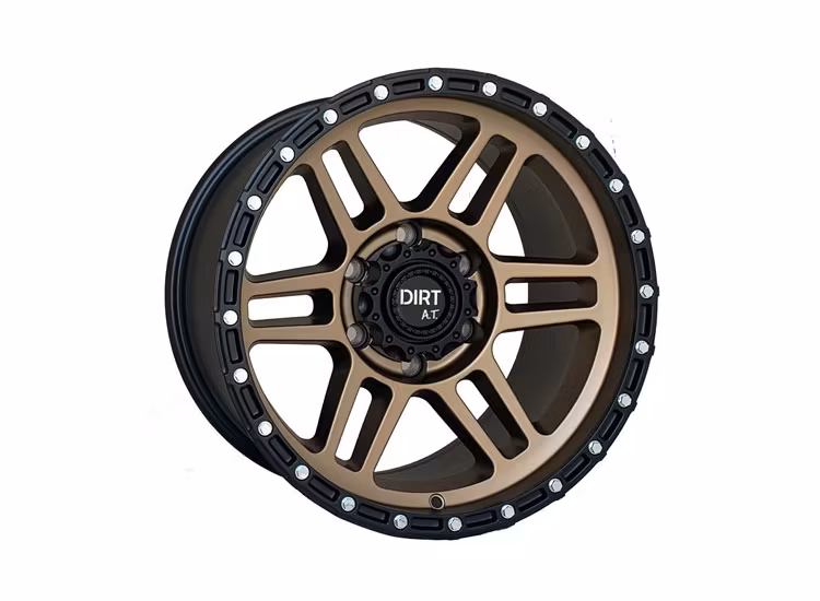 Komplett fälgpaket D111 Bronze Black Lip 9x17 6/139,7 ET12 265/70R17