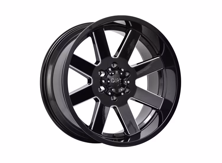 D98 Glossblack Milled 10x20 6/139,7 ET-18