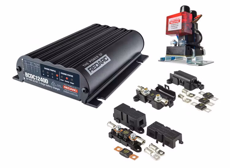 REDARCs 40A start sats för dubbla batterier