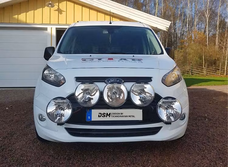 Extraljushållare rostfritt stål för 5st extraljus