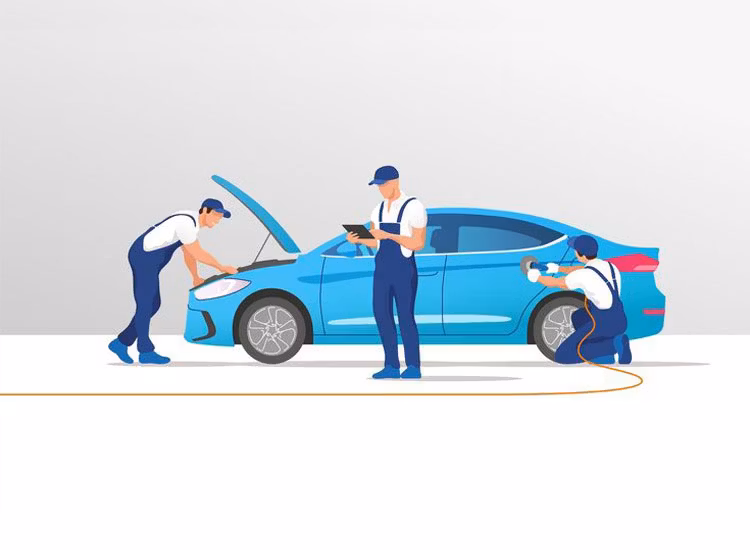 Monterat & Klart Luftfjädring med kompressor bak