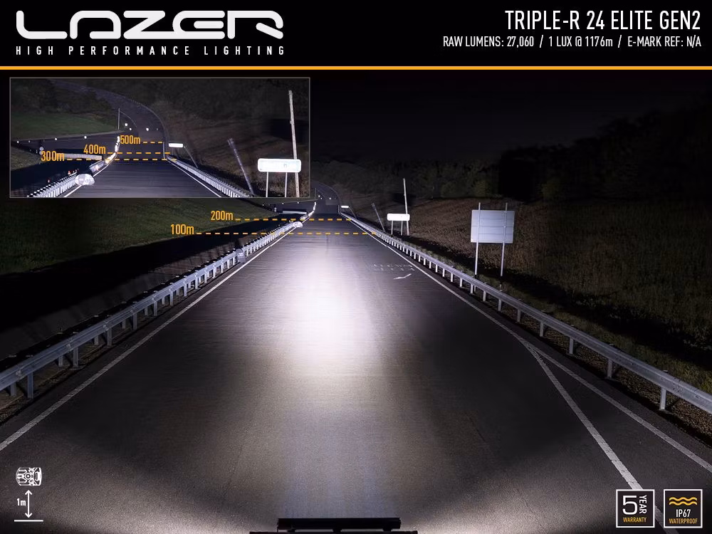 Lazer Triple-R 24 Elite 44 tums LED ramp