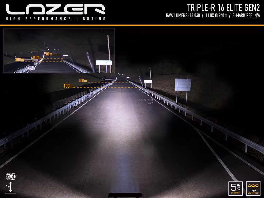 Lazer Triple-R 16 Elite 30 tums LED ramp