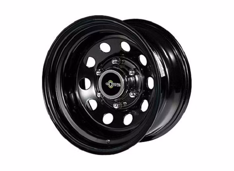 GOSS Modular 8x15 5/139,7 ET-25 svart plåtfälg