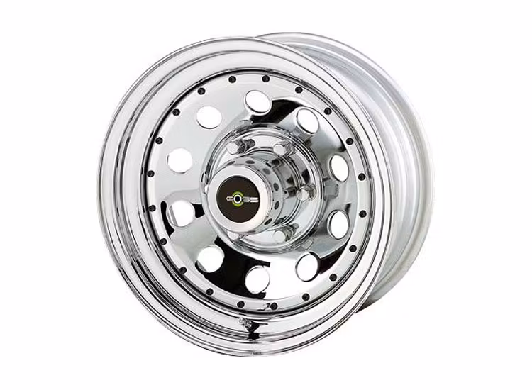 GOSS Modular 8x15 5/139,7 ET-25 chrome plåtfälg