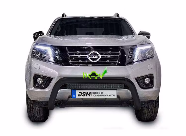 Extraljusbåge DSM 76mm Nissan Navara 2016+