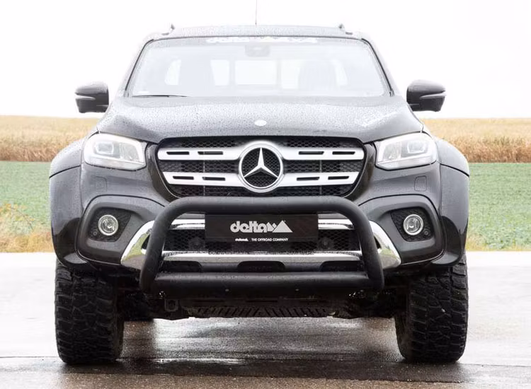Frontbåge svart Delta 4x4 Mercedes X-Klass 2018+
