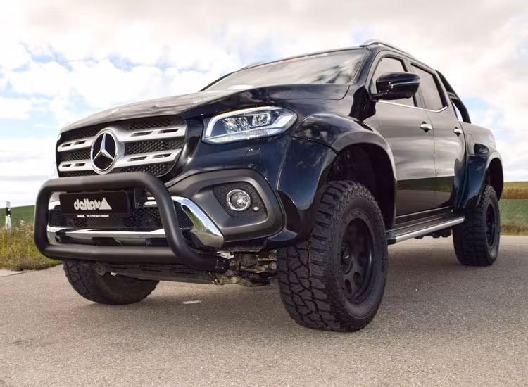 Frontbåge svart Delta 4×4 Mercedes X-Klass 2018+