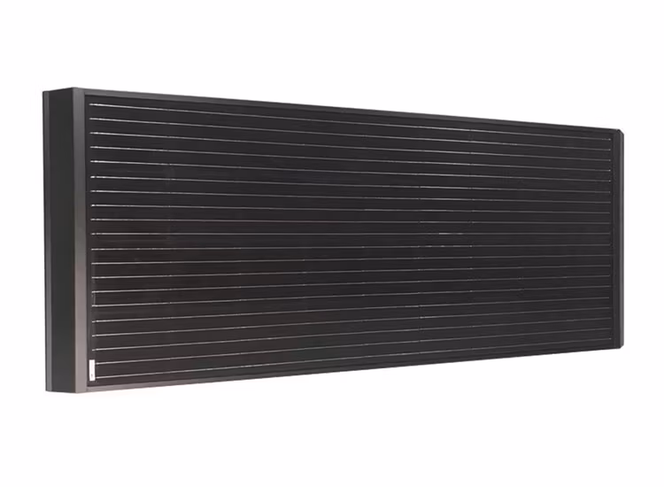 Solpanel 180W svart inkl spoilerfästen